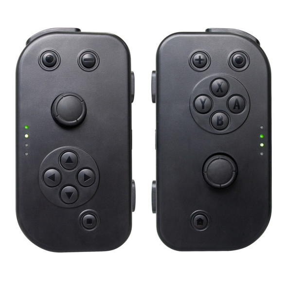 Left and Right Wireless Bluetooth Game Controller Gamepad for Switch Joy-con (Black)