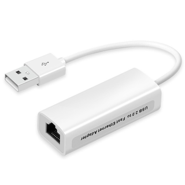 High Speed USB 2.0 Fast Ethernet Adapter(White)