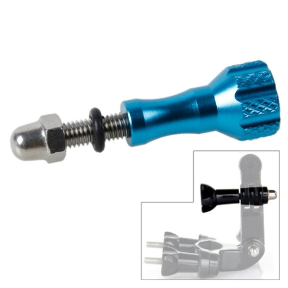 TMC Aluminum Mini Thumb Knob Stainless Bolt Screw for GoPro  NEW HERO /HERO6   /5 /5 Session /4 Session /4 /3+ /3 /2 /1, Xiaoyi and Other Action Cameras, Length: 5cm(Blue)