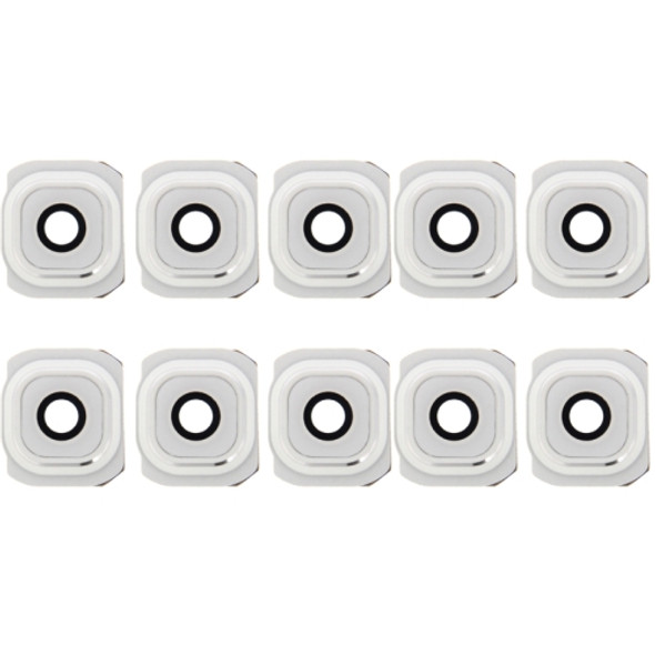 10 PCS Camera Lens Cover  for Galaxy S6 / G920F(White)