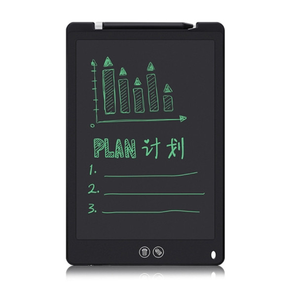 12-inch LCD Writing Tablet, Supports One-click Clear & Local Erase (Black)