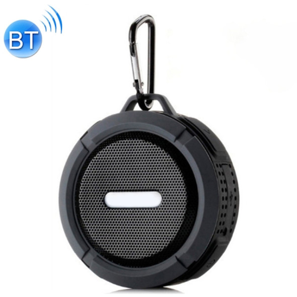 C6 Outdoor Waterproof Bluetooth Speaker, with Suction, Supporting Handsfree(Black)