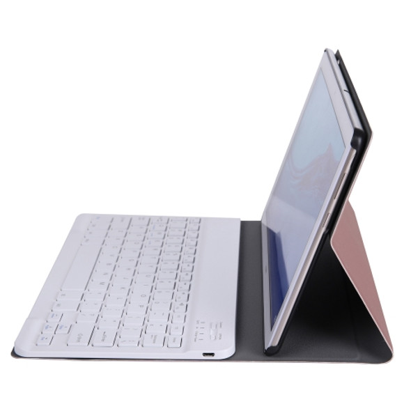 ABS Ultra-thin Split Bluetooth Keyboard Case for Huawei M5 / C5 10.1 inch, with Bracket Function (Rose Gold)