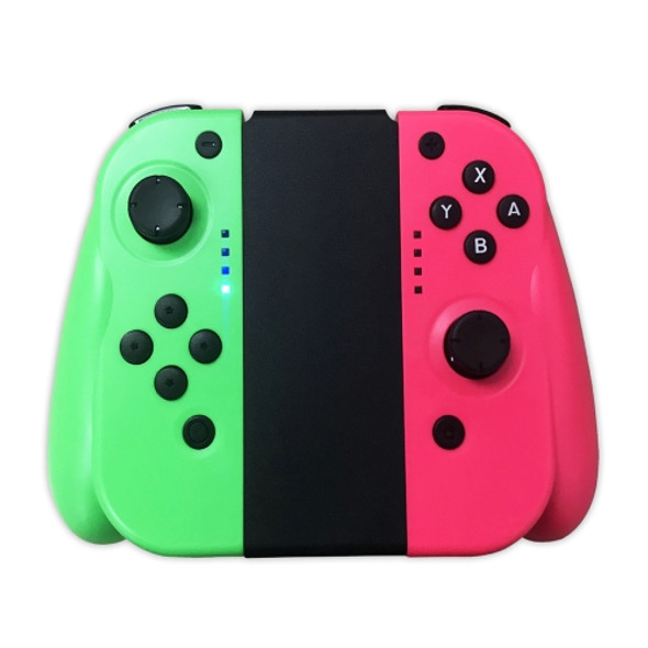 Left and Right Wireless Bluetooth Game Controller Gamepad for Switch Joy-Con (Green+Red)