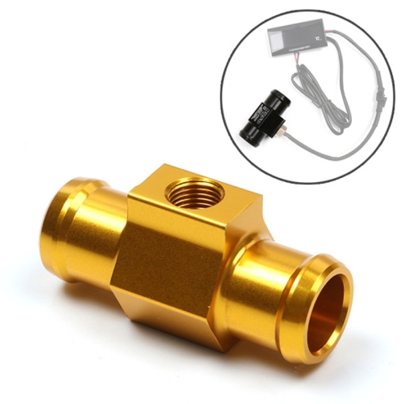 Motorcycle Modification Parts Universal CNC Aluminum Water Temperature Gauge Sensor Joint Transfer Interface, Size: 18mm(Gold)