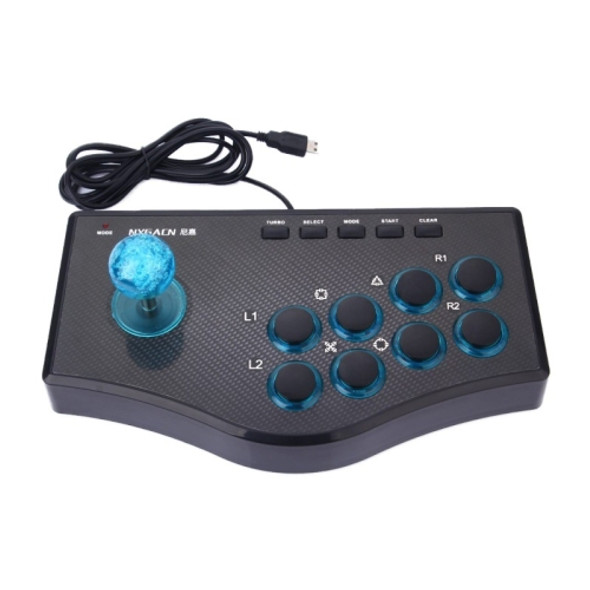 USB Gladiator Street Machine Game Handle Rocker Controller for PC / PS3 / TV Box