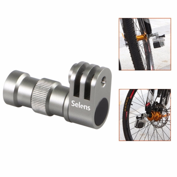 Bicycle Wheel Hub Bracket for GoPro?Xiaomi Yi?Sjcam Action Camera