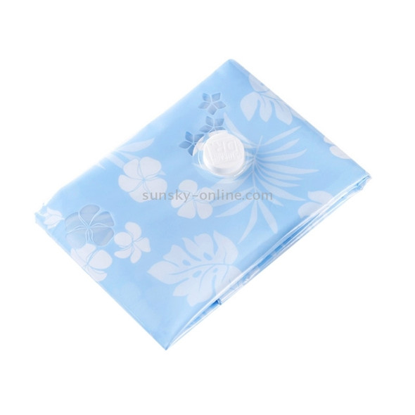 Space Saving Orchids Pattern Vacuum Storage Bag, Thinken Quilts Clothing Vacuum Seal Storage Bag, Size: 100*130 cm