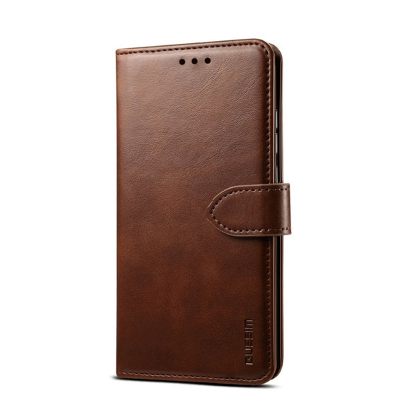 For Huawei P30 Pro GUSSIM Business Style Horizontal Flip Leather Case with Holder & Card Slots & Wallet(Brown)
