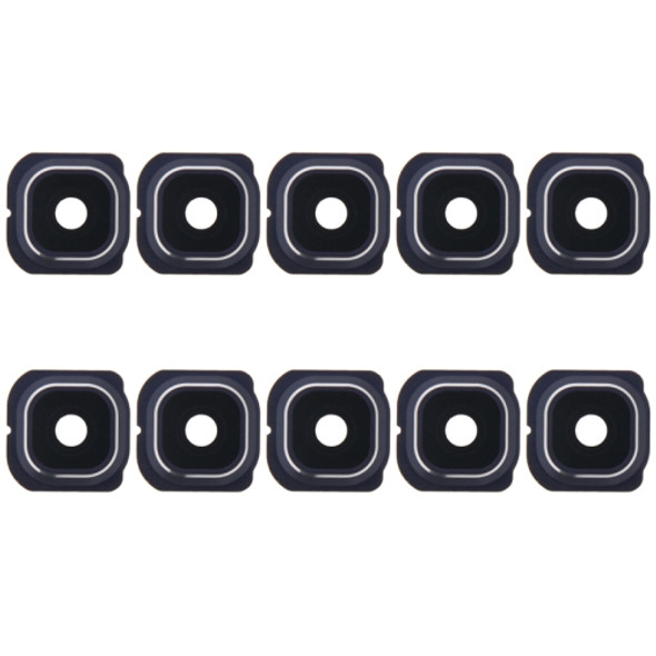 10 PCS Camera Lens Cover with Sticker for Galaxy S6 Edge / G925(Blue)