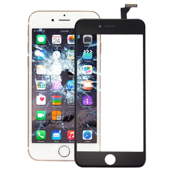 Touch Panel with Front LCD Screen Bezel Frame & OCA Optically Clear Adhesive for iPhone 6 Plus(Black)