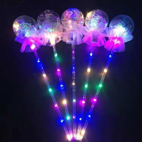 20 PCS Color Flash Wave Ball Electric Children's Toys Flash Stick LED Ball Party Concert Supplies, Specification:No Accessory Magic Wand