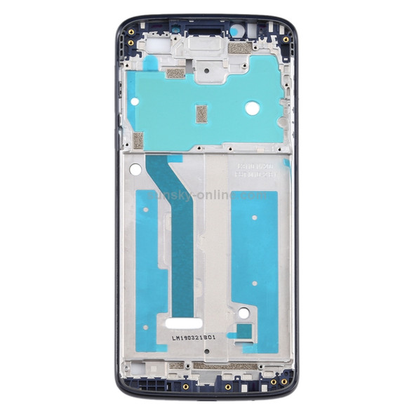 Front Housing LCD Frame Bezel for Motorola Moto G6 Play (Black)