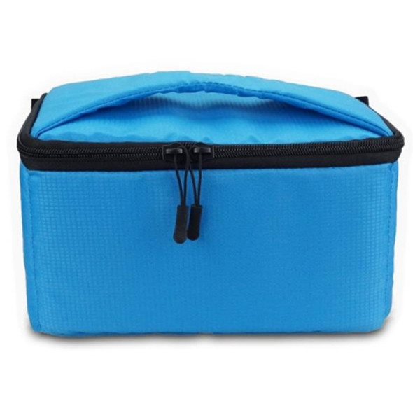 EDAL Water-resistant DSLR Padded insert Case Waterproof Zipper Removable Partition Camera Bags(Blue)