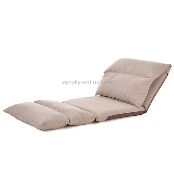 B1 Foldable Washable Lazy Sofa Bed Tatami Lounge Chair (Khaki)