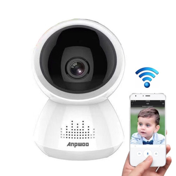 Anpwoo AP005 2.0MP 1080P 1/2.7 inch CMOS HD WiFi IP Camera, Support Motion Detection / Night Vision(White)