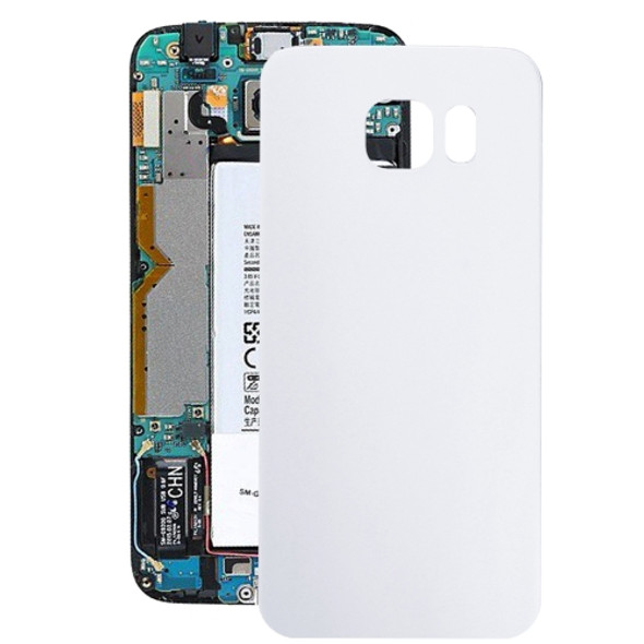 Battery Back Cover for Galaxy S6 Edge / G925(White)