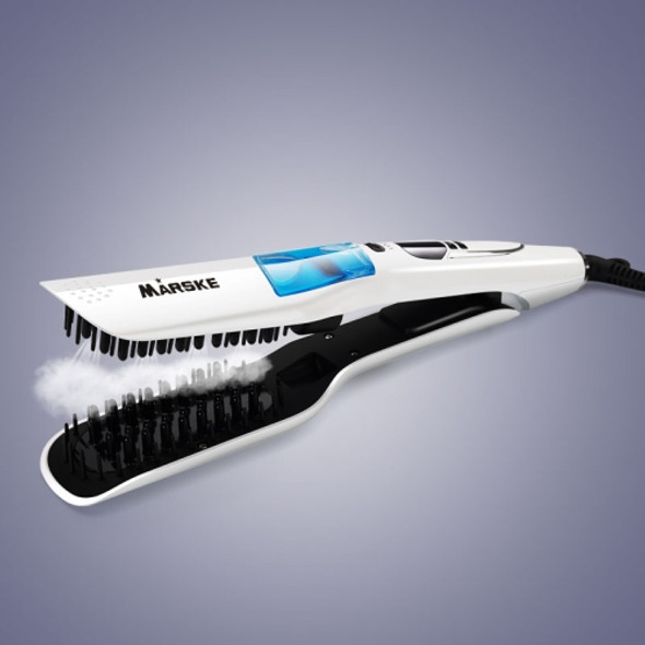 Professional Steam Hair Straightener Comb Brush Digital Control Ceramic Hair Iron Electric Hair Straightening Brush Styling Tool