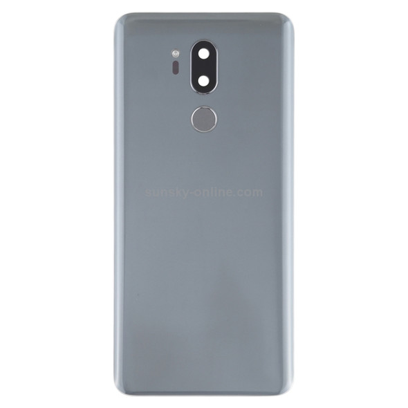 Battery Back Cover with Camera Lens & Fingerprint Sensor for LG G7 ThinQ / G710 / G710EM / G710PM / G710VMP(Silver)