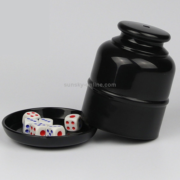 10 PCS Thickening Plastic Dice Cup Shaker Cup with Bottom Bar Nightclubs KTV Accessories Entertainment Desktop Games without Dice, Random Color Delivery