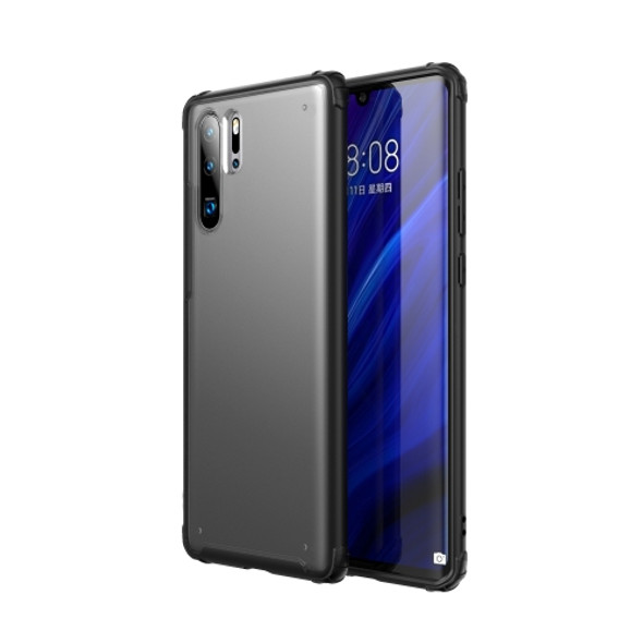 For Huawei P30 Pro Four-corner Shockproof TPU + PC Protective Case(Black)