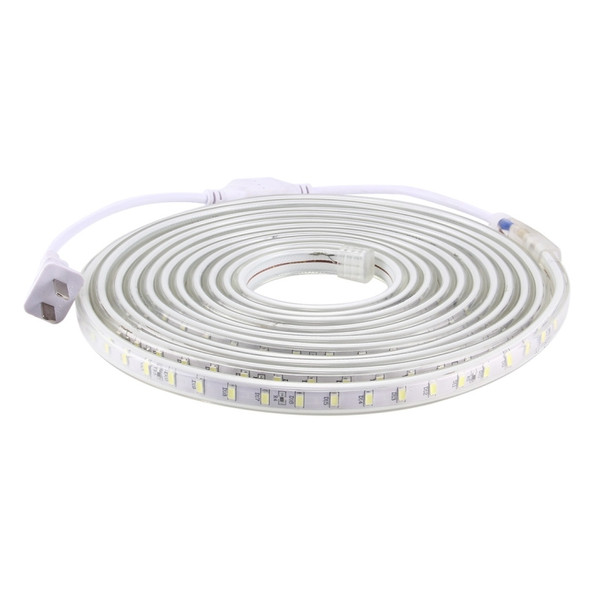 5m Casing LED Light Strip, 72 LED/m, 360 LEDs SMD 5730 IP65 Waterproof LED Lamp with Power Plug, AC 220V(White Light)