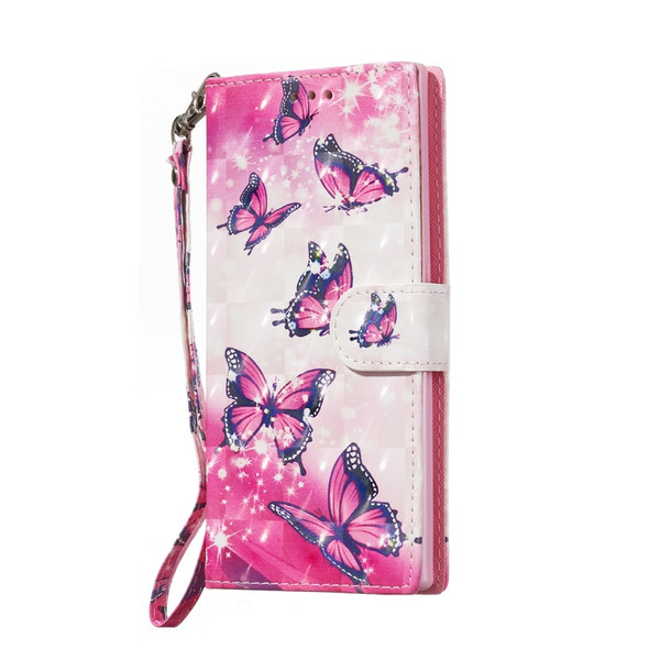 For Galaxy Note10 / Note10 5G Colored Pattern Horizontal Flip PU Leather Case, with Holder & Card Slots & Wallet(Starlight Butterflies)