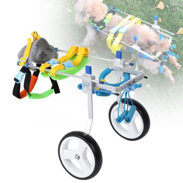 Pet Wheelchair Disabled Dog Old Dog Cat Assisted Walk Car Hind Leg Exercise Car For Dog/Cat Care, Size:S
