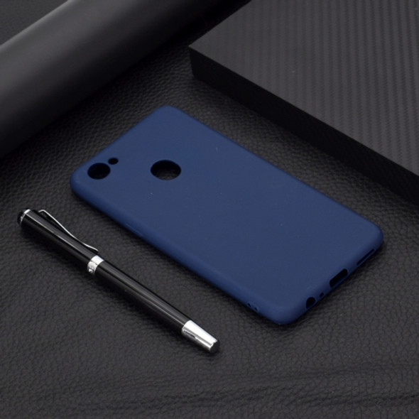 For OPPO F7 Candy Color TPU Case(Blue)