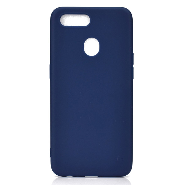For OPPO F9 Candy Color TPU Case(Blue)