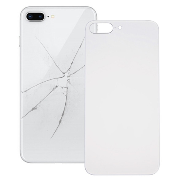 Glass Battery Back Cover for iPhone 8 Plus (Silver)