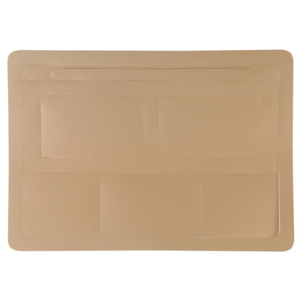 Palm & Trackpad Protector Full Sticker for MacBook 12 Retina (A1534) (Gold)