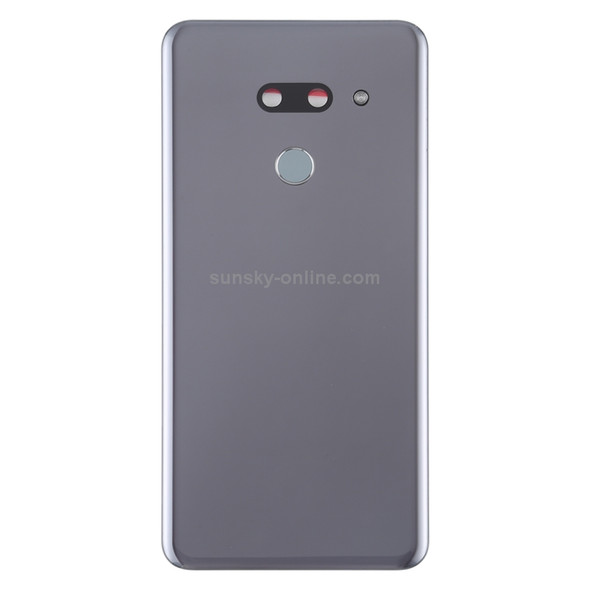 Battery Back Cover with Camera Lens & Fingerprint Sensor for LG G8 ThinQ / LMG820QM7 LM-G820UMB LMG820UM1 (US Version)(Silver)