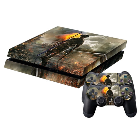 Wars Pattern Protective Skin Sticker Cover Skin Sticker for PS4 Game Console