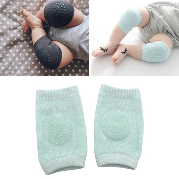 One Pair Anti-slip Children Baby Crawling Walking Knee Guard Elbow Guard Protecting Pads(Green)