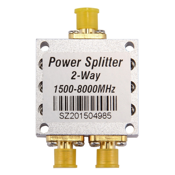 1500-8000MHz SMA Female Adapter 2-Way Power Splitter