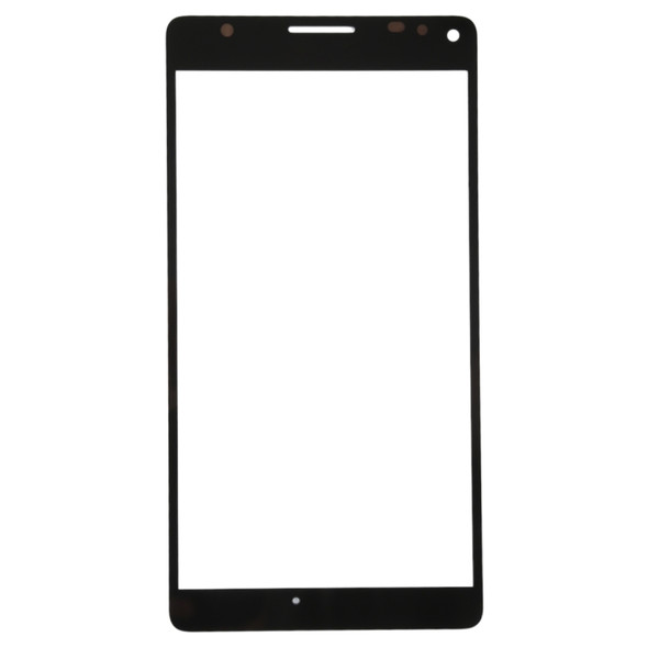 Front Screen Outer Glass Lens for Microsoft Lumia 950 XL(Black)