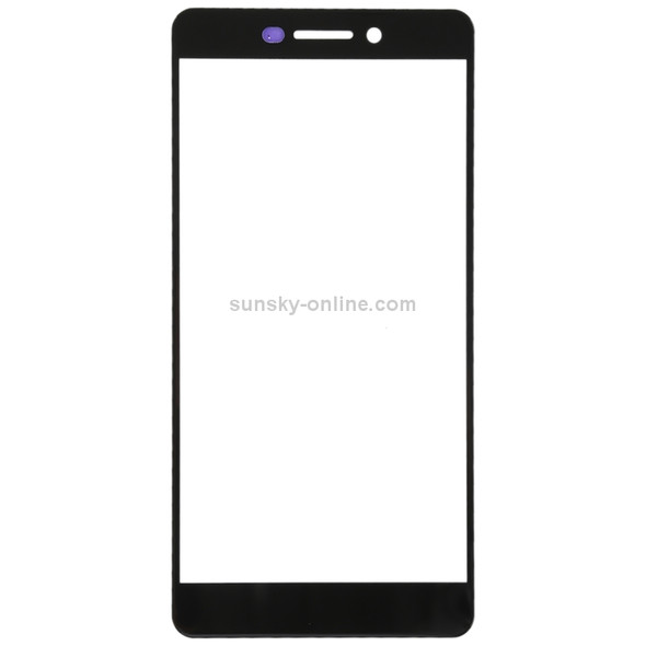 Front Screen Outer Glass Lens for Nokia 6 2018 / 6.1 SCTA-1043 TA-1045 TA-1050 TA-1054 TA-1068(Black)