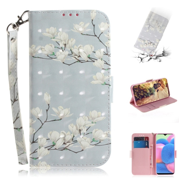 For Huawei Mate 30 / 5G 3D Colored Drawing Horizontal Flip PU Leather Case with Holder & Card Slots & Wallet(Magnolia)