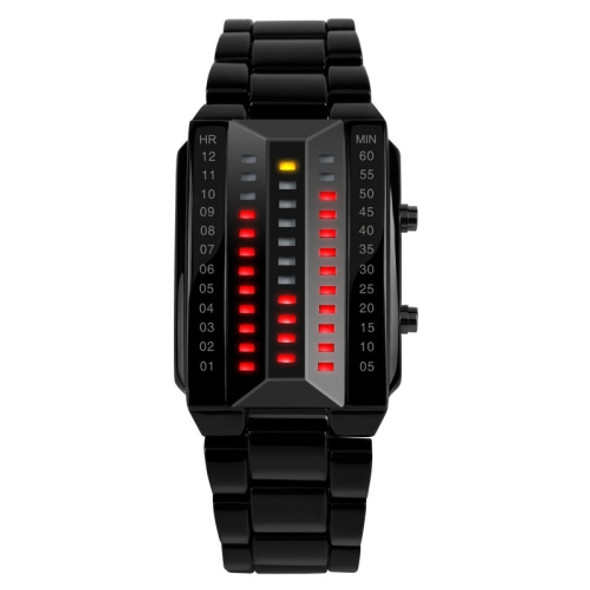 SKMEI 1035 Multifunctional Men Outdoor Fashion Noctilucent Waterproof LED Digital Watch(Black)