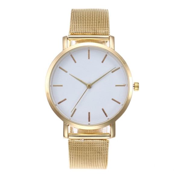 2 PCS Women Wrist Watch Luxury Ladies Watch(Gold)