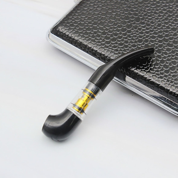 2 PCS Recycle Cleanable Cigarette Filter Holder Mouthpiece Filtration Cleaning holder(Black (Gold Core))