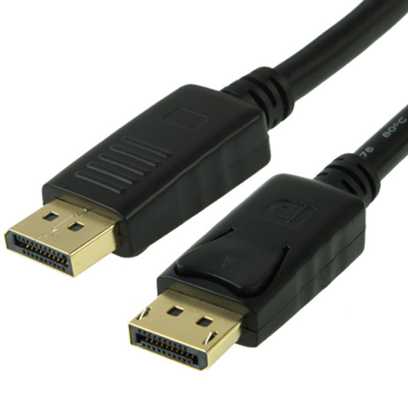 DisplayPort Male to Display Port Male Cable, Length: 1.8m