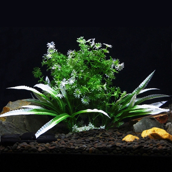 Artificial Tree Plant Grass Figurines Miniatures Aquarium Fish Tank Landscape, Middle Size: 25.0 x 25.0cm