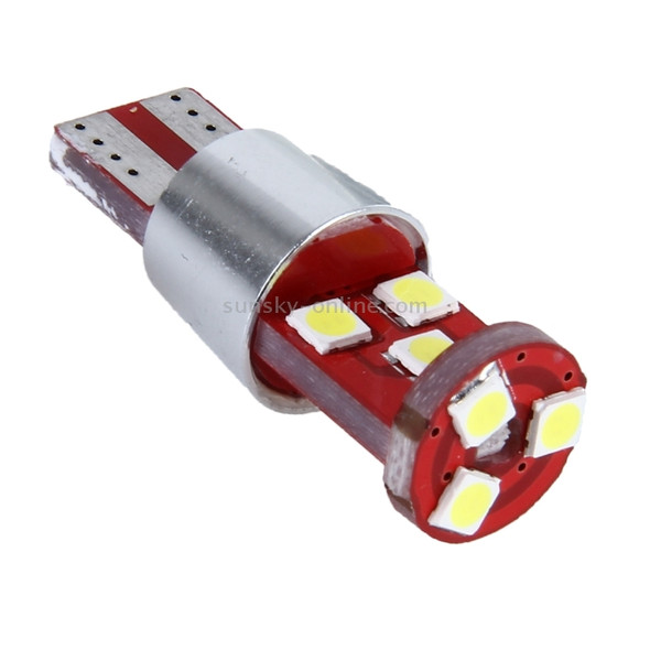 2 PCS T10 2.5W 200 LM 6000K 9 SMD-3030 LED Car Clearance Lights Lamp, DC 12V(White Light)