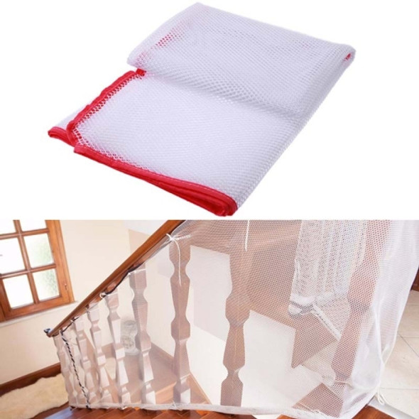 3m Thickening Safety Cope Braided Balcony Stair Safety Net for Child(Red)