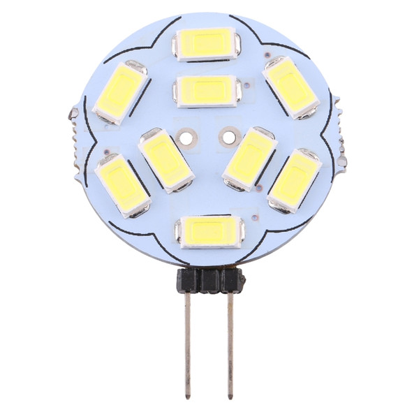 G4 9 LEDs SMD 5730 180LM 6000-6500K Stepless Dimming Energy Saving Light Pin Base Lamp Bulb, DC 12V(White Light)