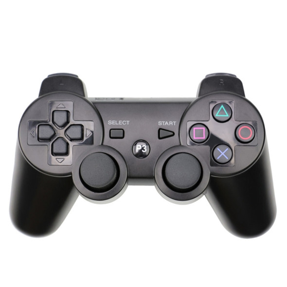 Snowflake Button Wireless Bluetooth Gamepad Game Controller for PS3 (Black)