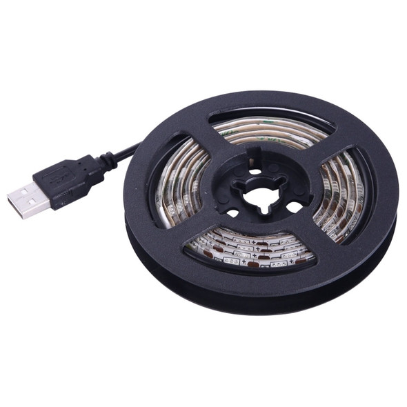 1m USB TV Epoxy Rope Light, 14.4W 60 LEDs SMD 5050 White Board with 50cm USB Interface Cable, DC 5V(White Light)