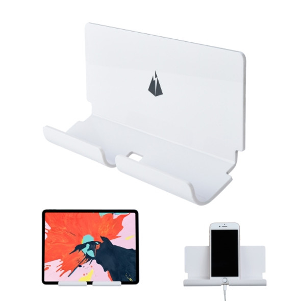 Charging Holder Wall Bracket with 3M Sticker for Mobile Phone & Tablet PC (White)